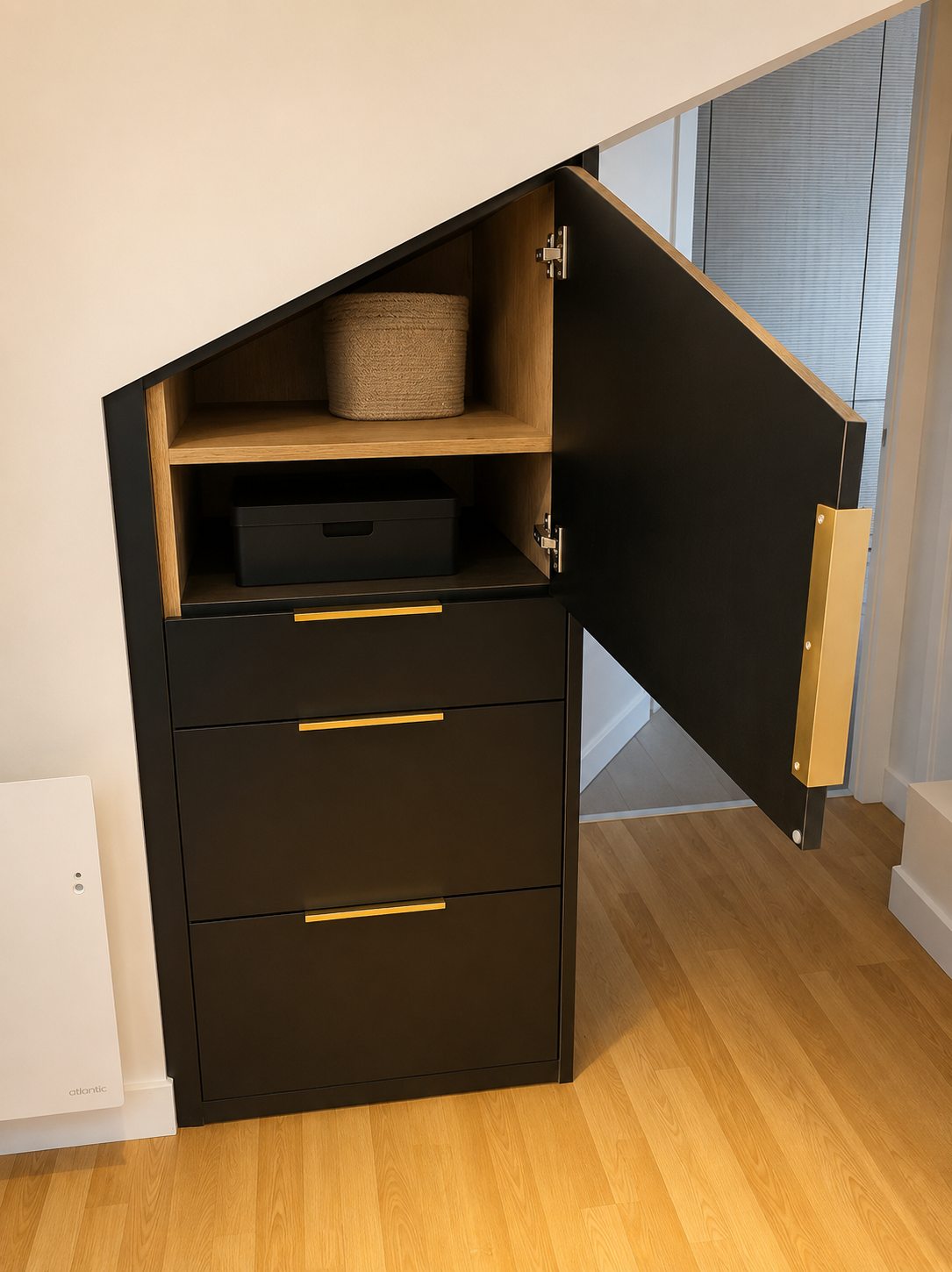 Intérieur rangement chêne