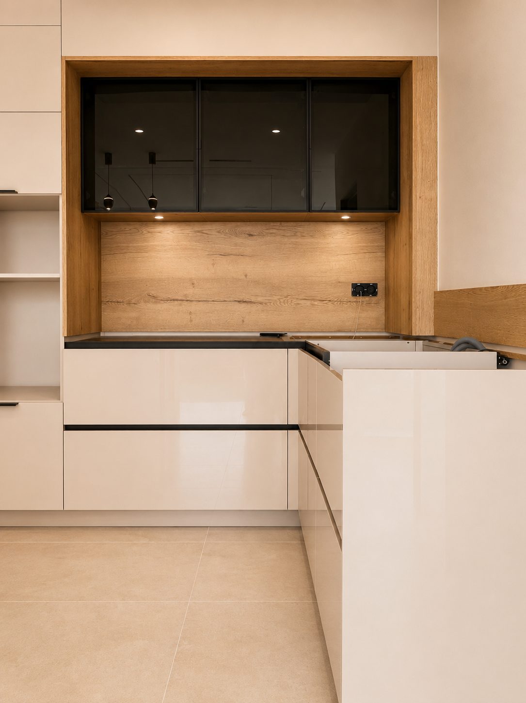 Cuisine Mobalpa blanc brillant